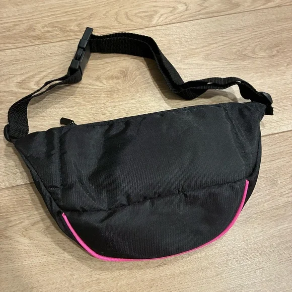GAMEBOY - Vtg 90s Black & Pink Nintendo Fanny Hip Beach Travel Waist Pack - Picture 5 of 5